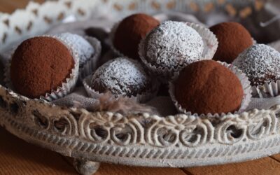 TARTUFINI CIOCCOLATO E NOCCIOLA SENZA GLUTINE E LATTOSIO