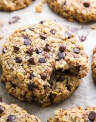COOKIES AVENA, BANANA E CIOCCOLATO FONDENTE