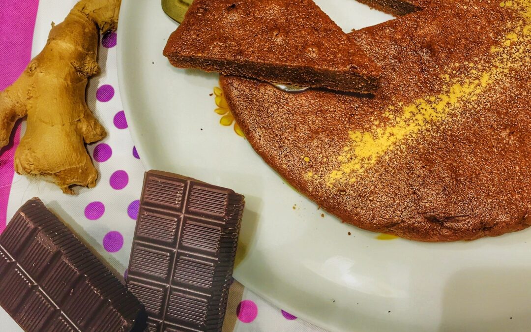 FONDANT AL CIOCCOLATO, NOCCIOLE E ZENZERO