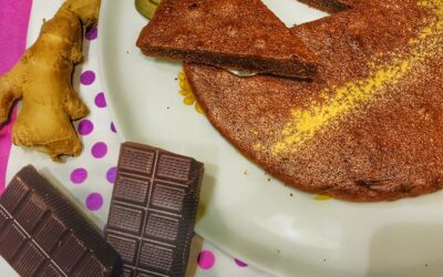 FONDANT AL CIOCCOLATO, NOCCIOLE E ZENZERO