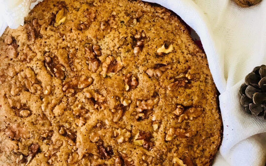 TORTA NOCI E LENTICCHIE GLUTEN FREE