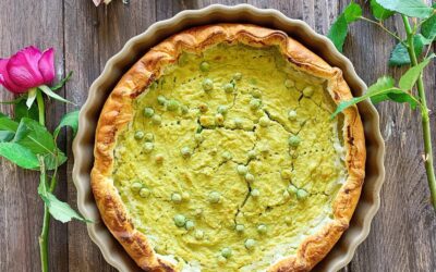 TORTA SALATA PISELLI & RICOTTA