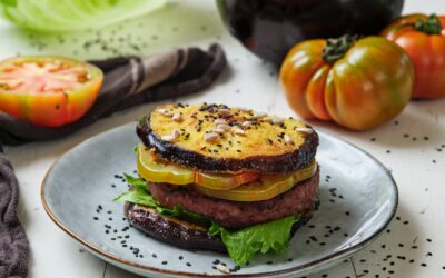 HEALTHY BURGER MELANZANE & MANZO