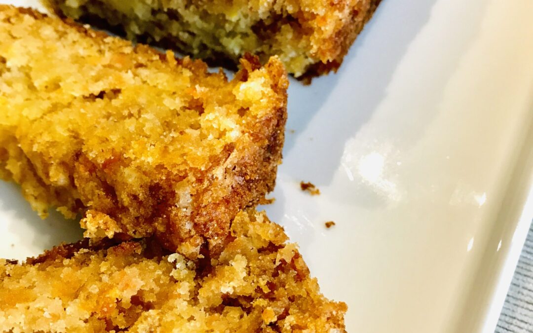 PLUM CAKE CON CAROTE, COCCO E MELE