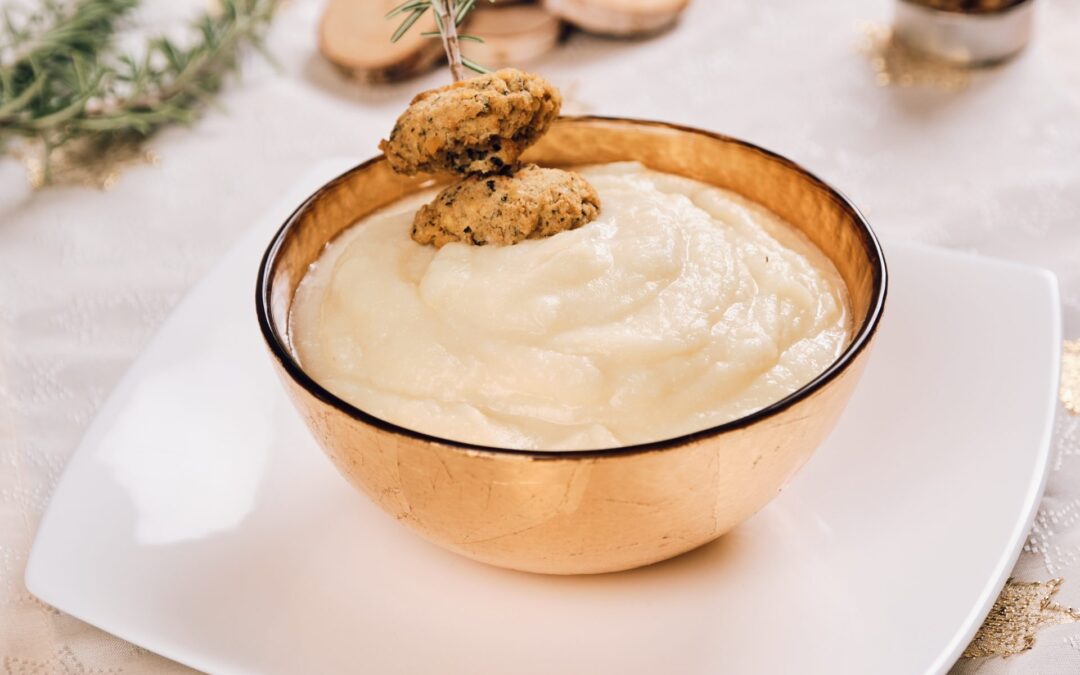 VELLUTATA DI SEDANO RAPA E FALAFEL CROCCANTI