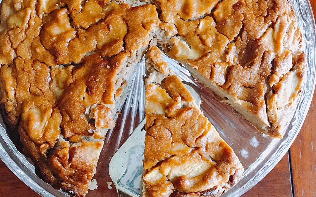 TORTA CASTAGNE & MELE